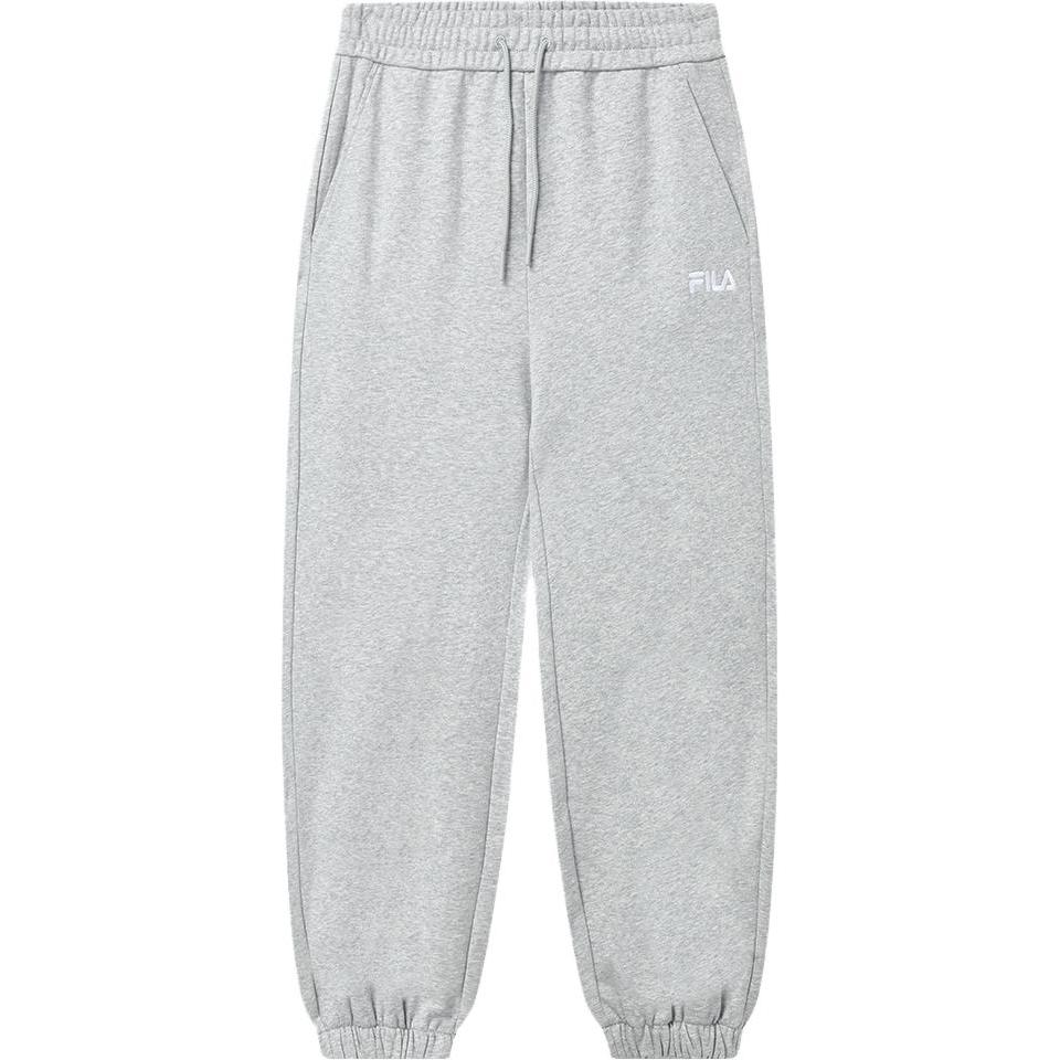 New FILA Knitted Sports Pants Women's Cloud Gray Heather Gray F51W319699FMG