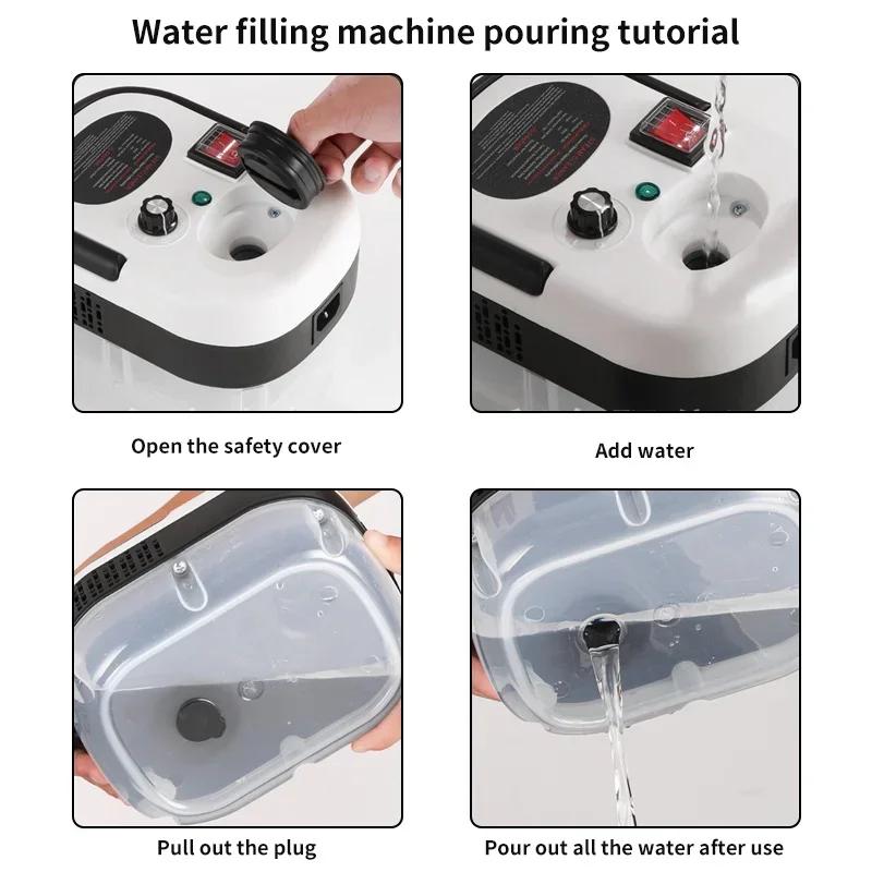High Temperature and Pressure Handheld Steam Cleaners Air Conditioner Kitchen Hood Car Steam Clean Machine Floor Cleaning