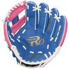 Sakurai FALCON Baseball for Youth Fits Size for Early Elementary School Blue x Pink Glove, All-Around, Softballs, 120-130cm, Students, FG-1202,