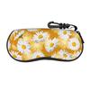 Daisy Flower Accessories Glasses Case for Girl Portable Zipper Eyewear Storage Box Gift Sunglasses Box