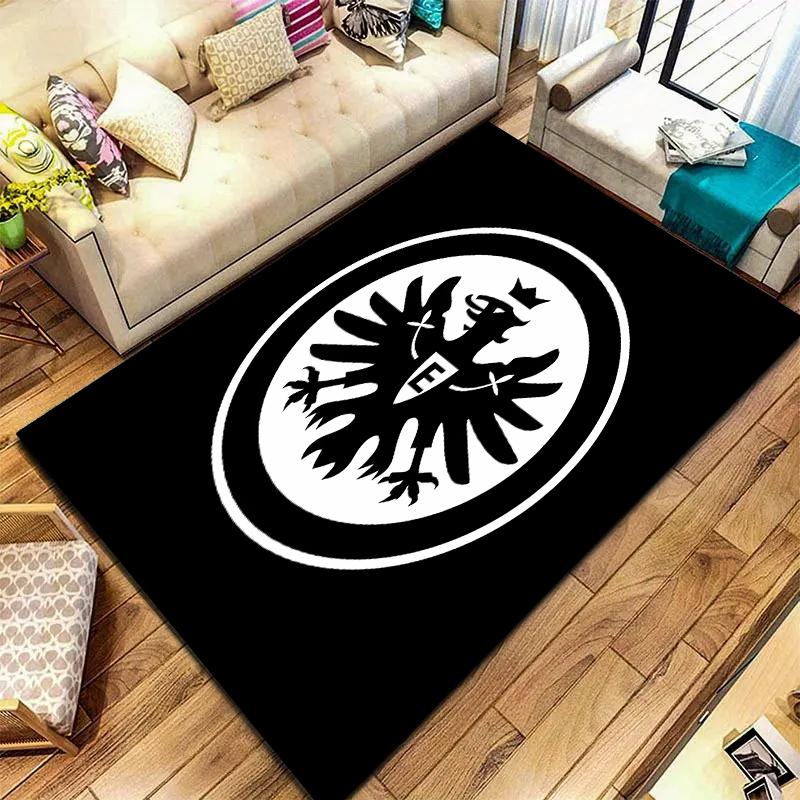 2026 Nowy Frankfurt Dywan Piłkarski do Salonu Sypialni Dekoracja Domowego Sofy, Mata Podłogowa Antypoślizgowa dla Dzieci H4