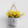 Good-Wall Hanging Planter Plant Pot Flower Basket Garden Succulent Container Metal Iron Flower Holder Home Balcony Decoration