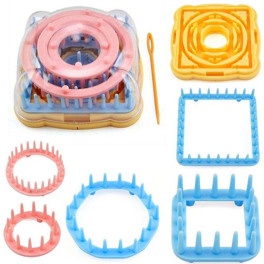 Pattern Knitting Flower Loom Set Knitting Tools Flower Knitting Wool Yarn Knitting Flower Loom