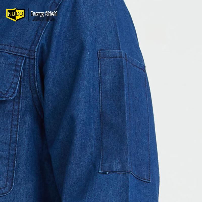 Nengdun Men's Denim Work Uniform Set