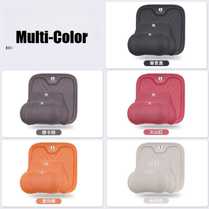 For BYD Denza D9 N7 N9 Z9 GT Car Carpet Neck Pillow Seat Cushion Lumbar Waist Support Nappa Leather Headrest Breathable Pillows