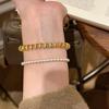 Elegant Zircon Twisted Rope Bracelet - Luxurious & Versatile Hand Jewelry