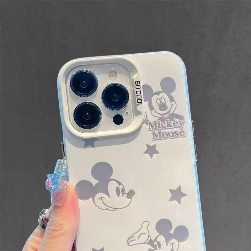 Hollow Mickey Is Suitable for Apple 17Promax Mobile Phone Case, Personalized Vitality Case iPhone16/15/14 Europe and America 13