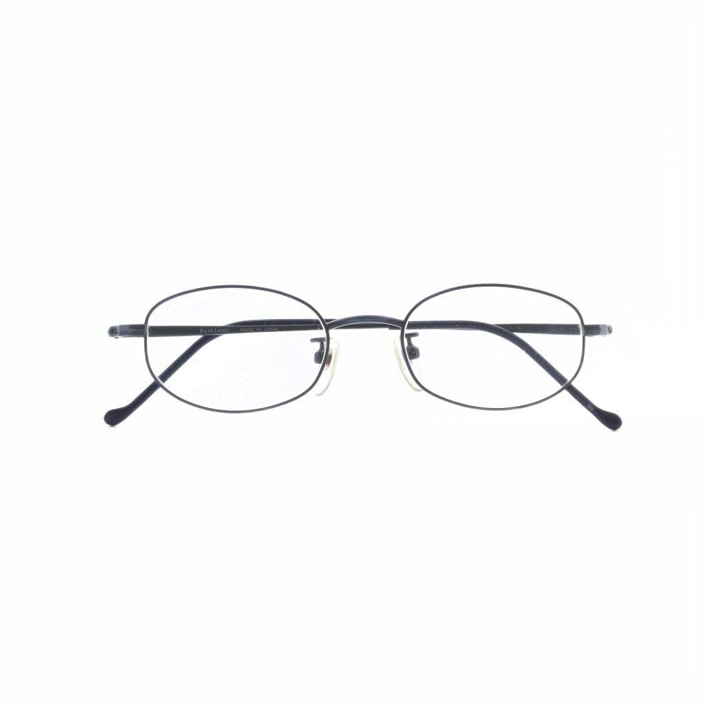 Used Ralph Lauren RALPH LAUREN Glasses Glasses Metal Frame 4719 140 Navy Oval Full Rim RL5001J /RI OS GY11