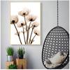 Simple Wall Decor Modern Transparent Flower Canvas Painting Art Print Picture Home Wall Decoration
