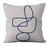 Office Living Room Home Pillowcase Abstract Line Decorative Pillowcase Car Ornaments