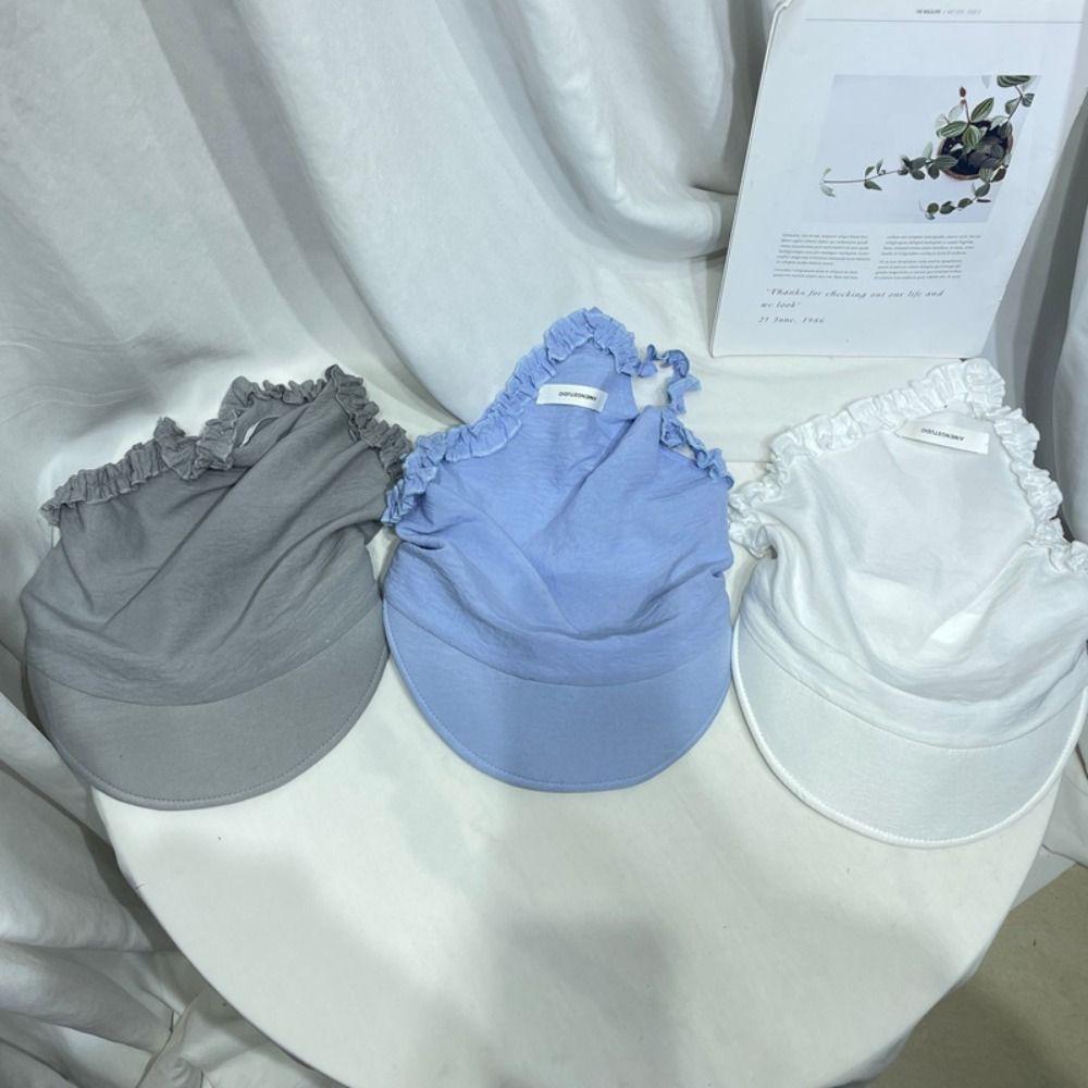 Cotton Headscarf Baseball Cap UV Protection Popular Baseball Hat Duckbill Turban Hat Ladies Girl