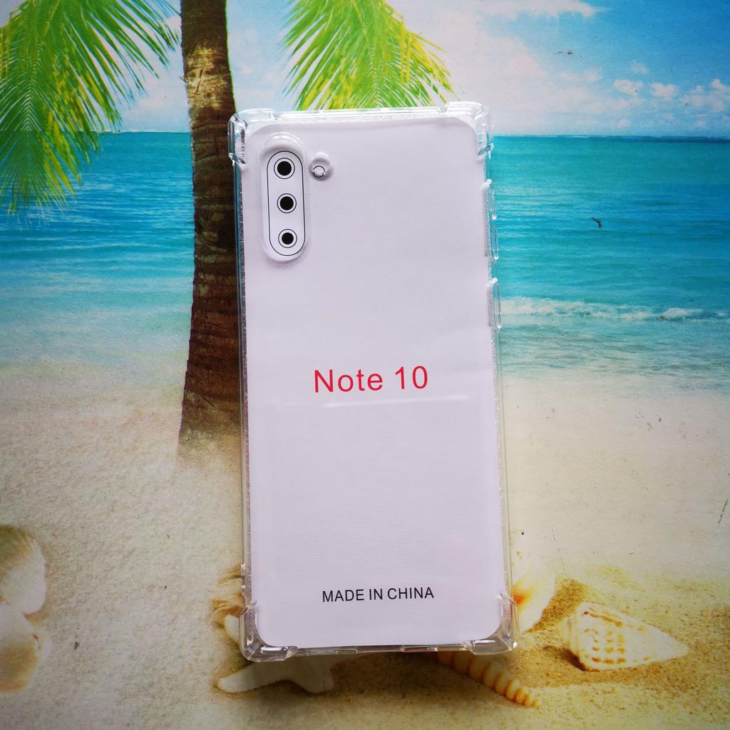 High Transparent TPU Military Anti-drop Case with Lanyard for Samsung Note 10, 1.5M Anti-drop Protection.