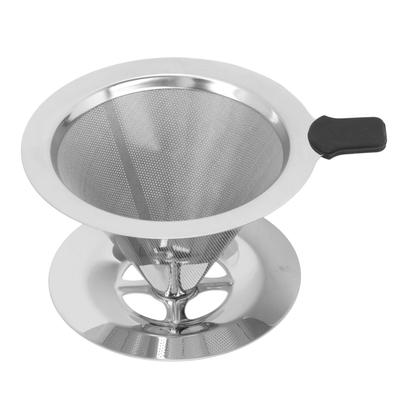Stainless Steel Coffee Dripper Drip Cone Coffee Filter Reusable Coffee Filter Cup for Kitchen1?2