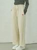SLOWLOLLI Banding Wide Sweat Pants