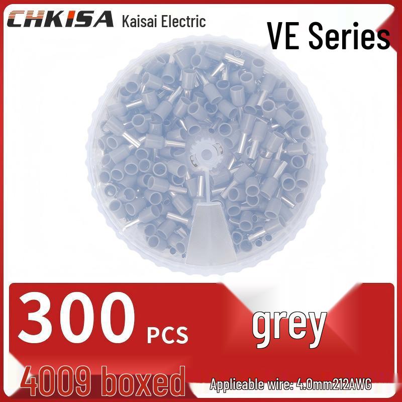 Round Tube VE Terminal Storage Box for Quick Wiring and Cold Pressed Ferrules