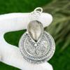 Mothers day Sale 925 Silver Golden Rutile Gemstone Engagement Sister New Pendant