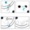 30pcs Bicycle Glue-free Tire Patches Tool Quick Repairing Tyre Protection Patch Adhesive Quick Drying Bike Accessories