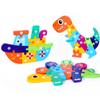 Children's 3D Snap-Together Puzzle - Traffic, Dinosaur & Number Cognition Toy for Early Education and Intellectual Development, Ages 3+