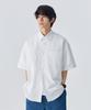 STENDS [M~4Xl] Flow Cotton Short Sleeve Shirt_White