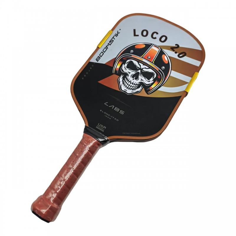 Professional Pickleball Paddle LOCO 2.0 Carbon Fiber With EPP Core Skull Design Lightweight Tournament Ready