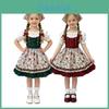 Bayerisches Oktoberfest-Mädchenkostüm aus Polyesterstoff für Bühnenauftritte