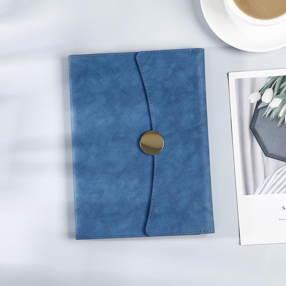 Cross-Border Exclusive A5 Refillable Trifold Notebook Set with Custom Logo