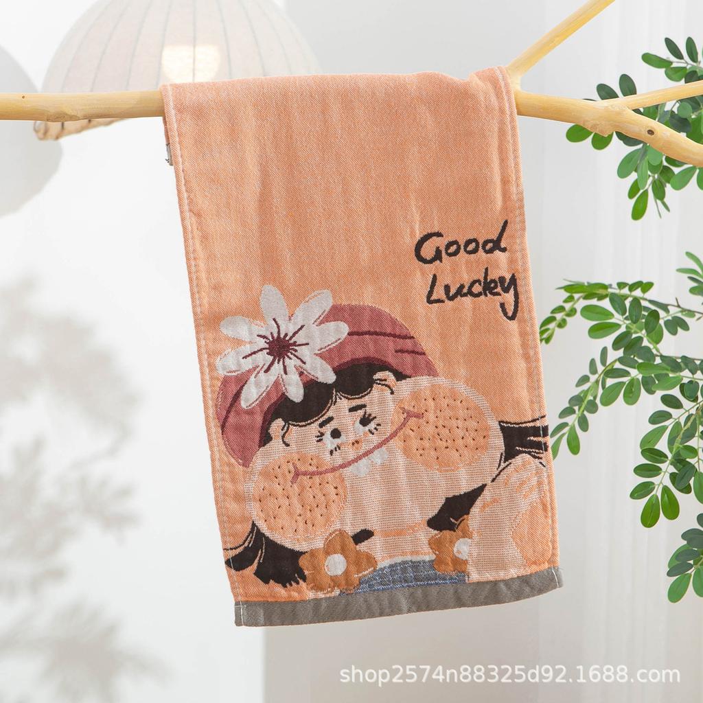 Gauze Children'S Face Towel Pure Cotton Household Cotton Class A Soft Face Wipe Bath Kindergarten Baby Towel