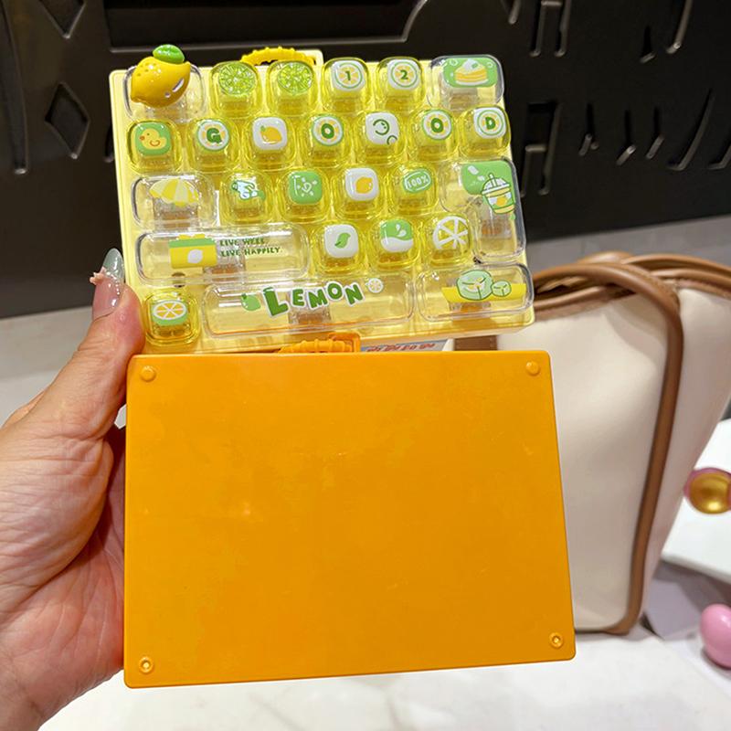 Cute Kawaii 3D Cartoon Keycaps With Cherry Peach Themes And Soft Touch Finish Perfect For Mechanical Keyboard Gaming Decoration