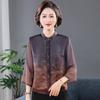 Sommer 2026 T-Shirt mit kurzen Ärmeln im chinesischen Stil für Frauen mittleren und höheren Alters