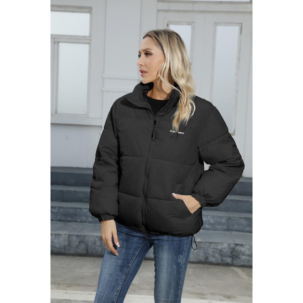 2026 Autumn Winter Plus Size Thermal Cotton Coat, Thick Warm Padded Jacket with Soft Lining, Casual Winter Outerwear for Cold Weather