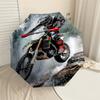 1PC Motorbike Umbrella-8-Rib Reinforced, Automatic Open, Lightweight & Durable, Fashion Accessory for Outdoor, H0399