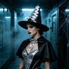 Halloween Costume Accessories Witch Hat, Reusable Oxford Cloth Pointed Wizard Festive Party Souvenir Hat for Costume, Carnival, Masquerade,