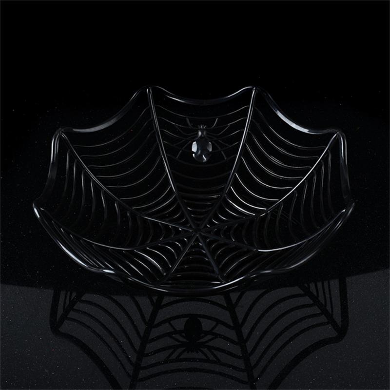 Halloween Candy Basket Halloween Snacks Fruits Bowl Biscuit Packaging Basket Trick or Treat Decoration Halloween Party Supplies