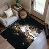 Ronaldo's Dynamic Leap Floor Mat Design for Outdoor Playrooms Foyer Living Rooms Anti-slip Rug Office Home Decor
