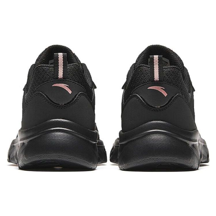 Anta Comfortable Versatile Shock Absorbing Wear Resistant Low Top Running Shoes Women Sneakers Black Rose-Gold 922225530-12