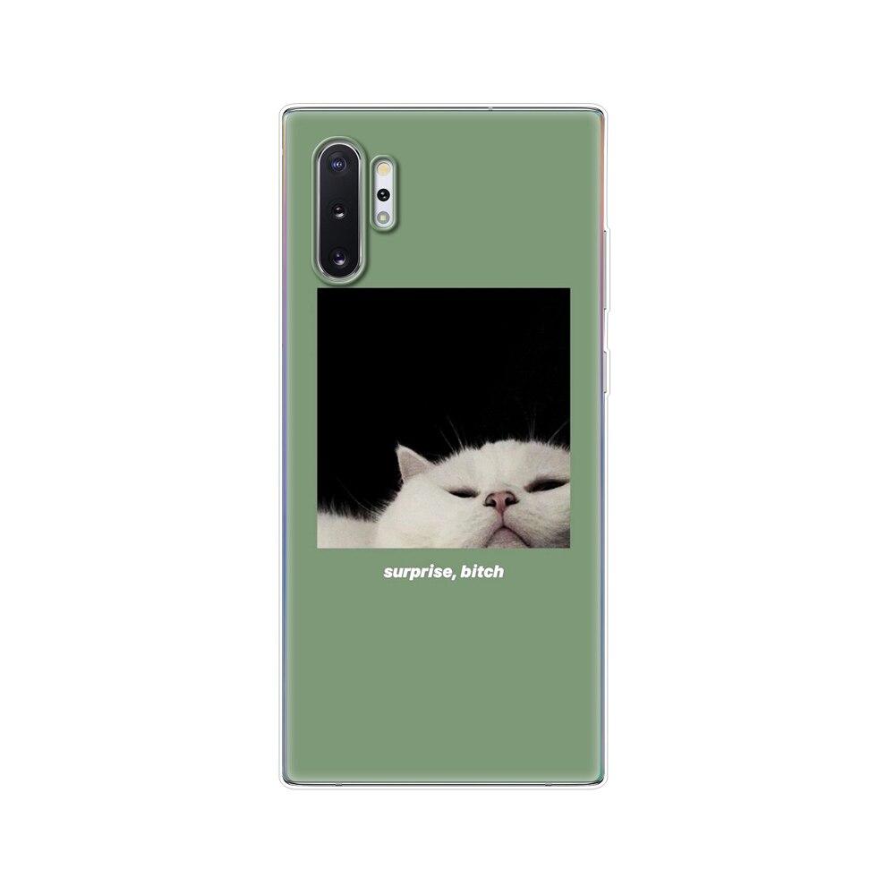 Silikonový kryt na telefon Pro Samsung Galaxy Note 10 Note10 Pouzdro Měkký TPU Zadní kryt Pro Samsung Note 10 plus fundas Coque nárazník