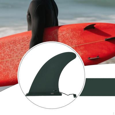 Surfboard Fin 9 Inch Professional Thickened Detachable Replacement for Water Sports Stand Up