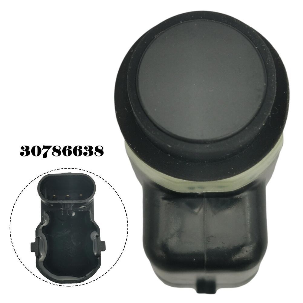 1pc 30786638 Plastic Parking Reverse Sensor 3Pin Black For Volvo C30,S60,S80