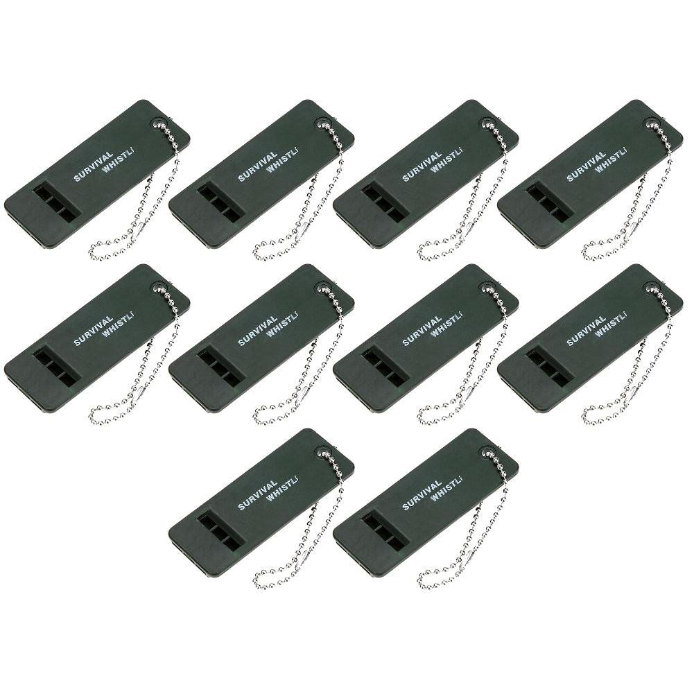 1-10PCS 3-Frequency Whistle High Decibel Survival Portable Outdoor Multiple Audio Whistle Camping Emergency Hiking Accessories