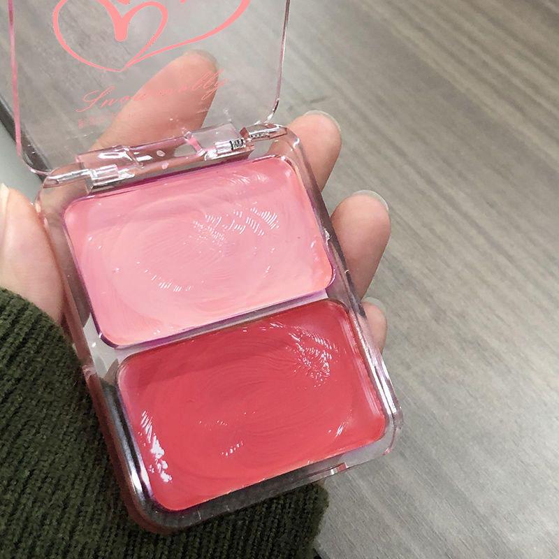 Water Glow Skin Blush & Highlighter Duo: Natural, Translucent 3D Contour Palette