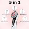 Multi-functional Beauty Device: Red/Blue Light Facial Cleanser and Eye Massager
