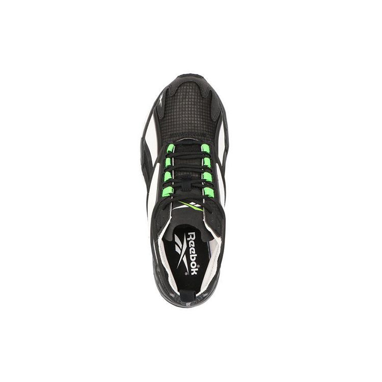 Reebok Intv 20 Mesh Comfort Daily Low-Top Lifestyle Casual Shoes, Unisex Black White Green FX2135