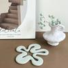 2Pcs Durable Flower-shaped Silicone Coaster Multipurpose Heat Resistant Coaster  Thanksgiving