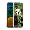 Fubao panda Phone Case for Samsung A13 A15 A25 A35 A51 A55 A71 A21S A11 A31 A52 A41 A23 A53 A73 A32 5G A03S A05s Clear Cover