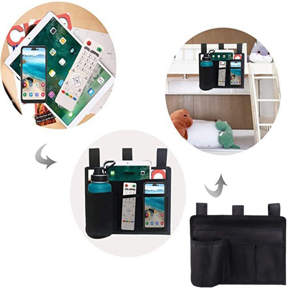 

Nylon Bed Rails Storage Bag Multi-Pocket Bedside Storage Bag Durable Storage Hanging Bag
