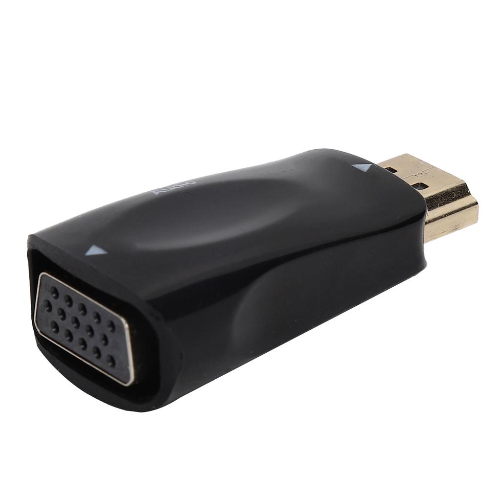 1080P HD Multimedia Interface Male To VGA Female Adapter Converter with Audio Cable