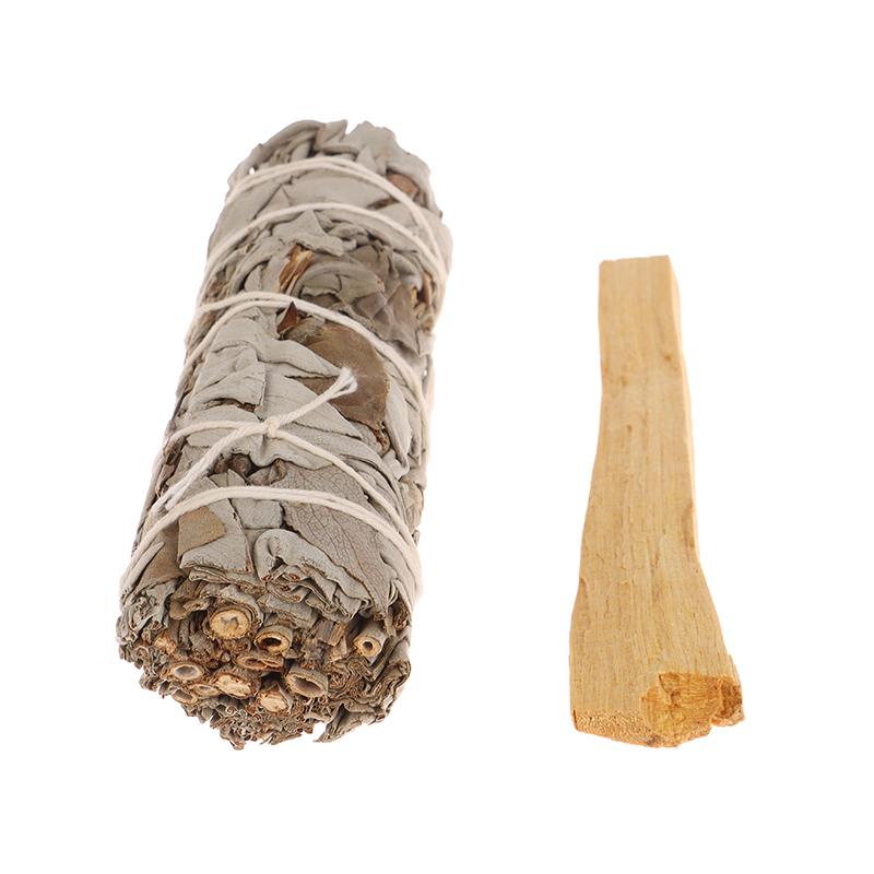 10Cm White Sage Bundle California Energy Smudge Stick For Spiritual Incense Stick Burning Aromatherapy Energy Cleansing Bundles