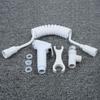 Shower Head Wall Hose Bathroom Plastic Toilet Shattaf Adapter Bidet Bracket Kit Jet Douche Spray Handheld New Home