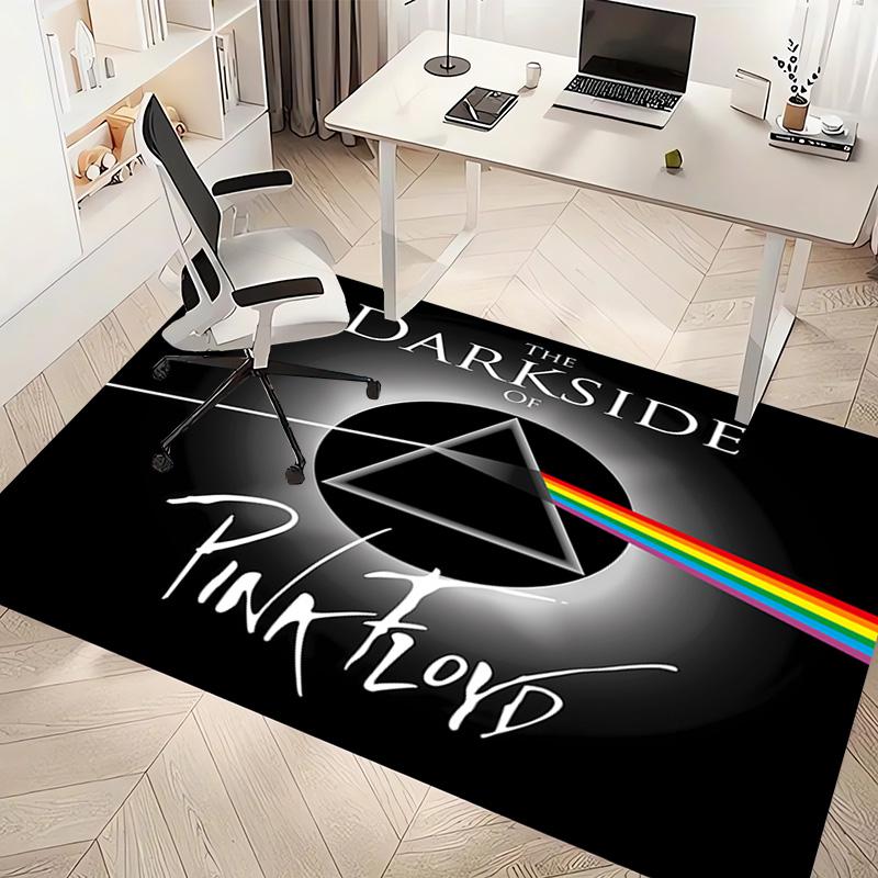 Rock Band P-Pink F-Floyd Print Area Rug - Soft,Washable Non-Slip Indoor Mat,Living Room,Home Office Decorative Rug