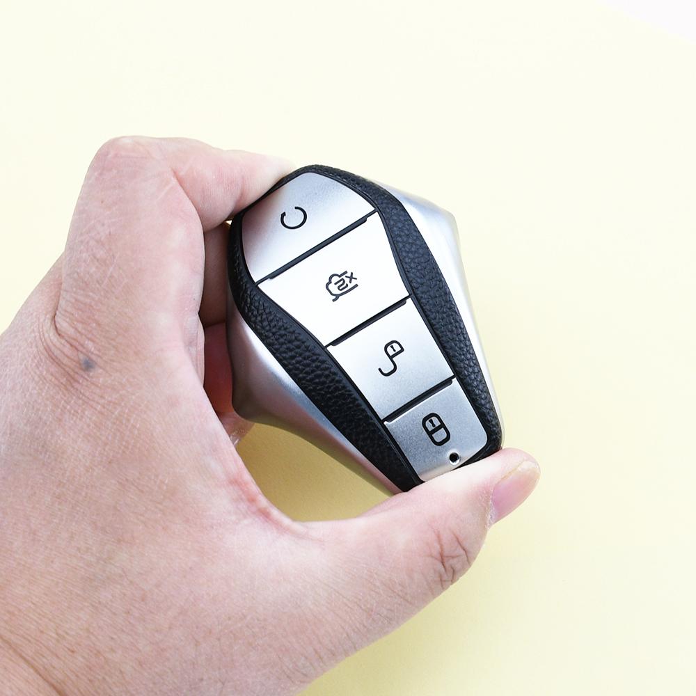 TPU Leather Auto Shell Fob For BYD Qin Song PRO Han EV Max Tang DM 2018 Qin PLUS Atto 3 Han EV Dolphin Car Remote Key Case Cover
